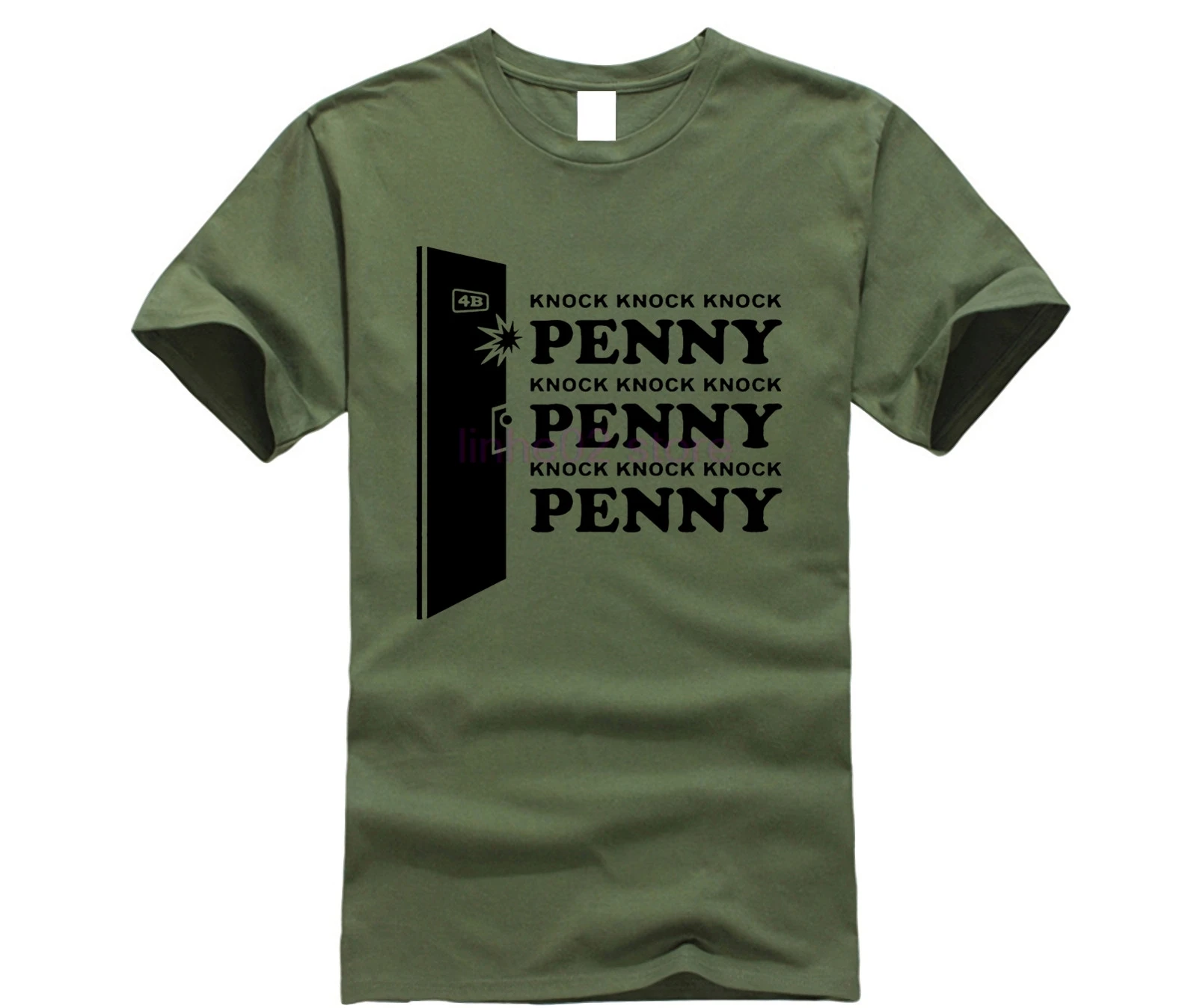 Модная футболка с принтом BIG BANG Theory penny sheldon's knock повседневные футболки мужские