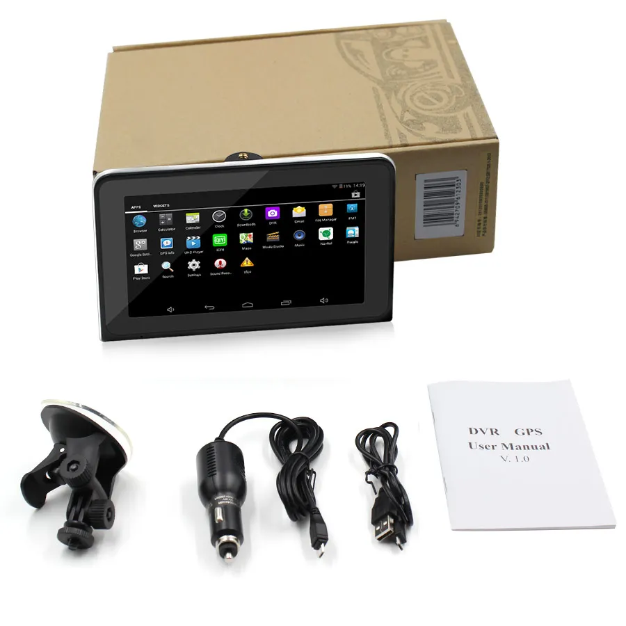 7 ''HD Автомобильный Android-навигатор 1080 P ЦВЗ навигатор Quad-core Sat Nav грузовик gps