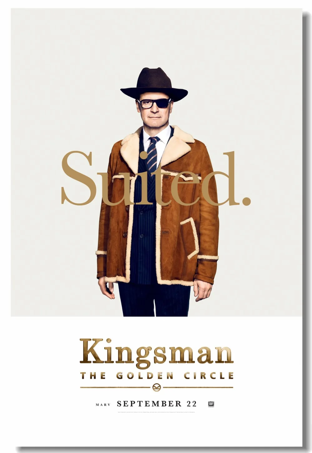 Пользовательские холст настенные наклейки Kingsman Eggsy плакат Колин Ферт Тарон