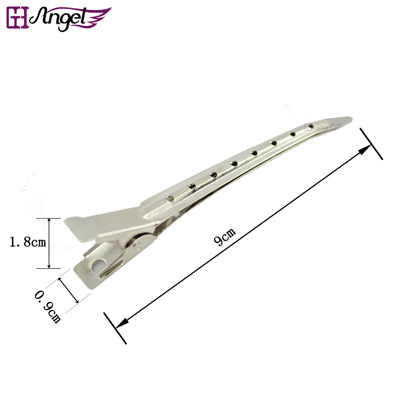 Зажим для разделения волос LOOF 12 + защита пальцев 5 от тепла плоскогубцы типа D 1