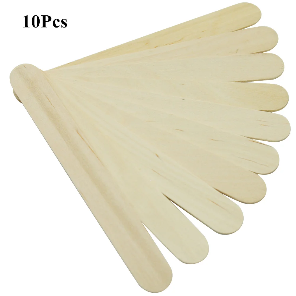 10PCS Wax Stick COSCLEIA 100 г твердый воск в бобах воск для депиляции удаление волос 9 ароматных бусин для воска подогреватель твердый воск шарик инструменты для удаления волос - Color: 10PCS Wax Stick
