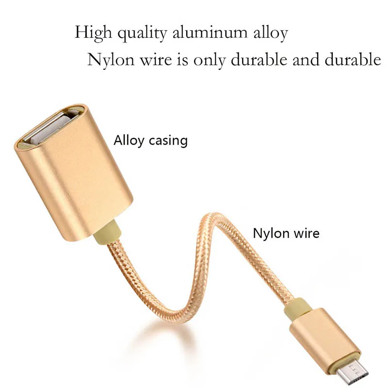 Адаптер OTG из алюминиевого сплава для Android|Переходники и адаптеры| |