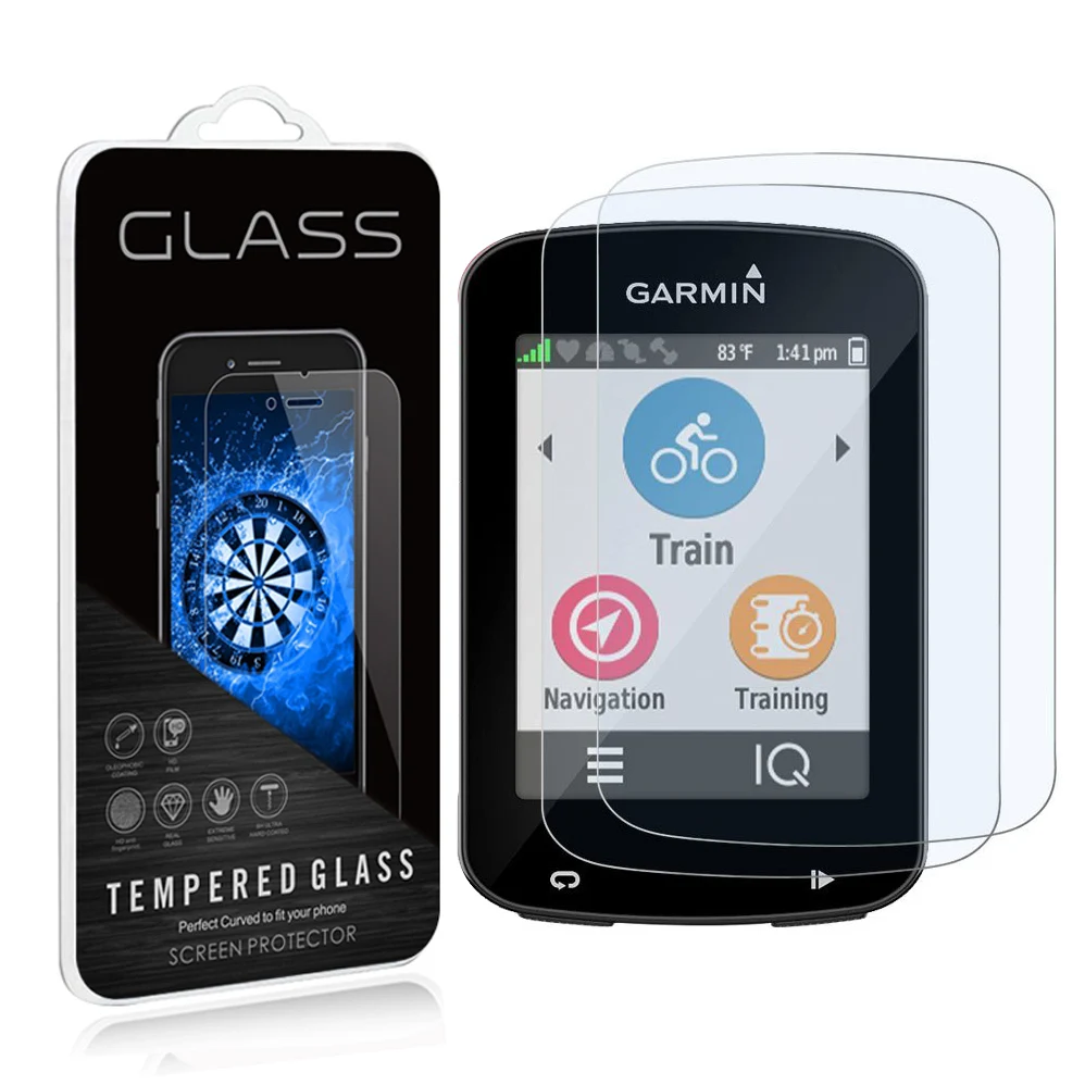 2 упаковки для Garmin Edge 800 810 820 закаленное стекло ультратонкое 9H прозрачное с