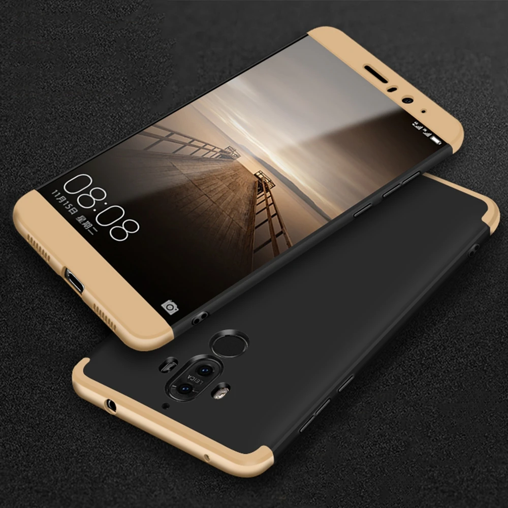 FLOVEME Full Coverage Case For Huawei P9 P10 Plus Mate 9 Luxury 3 In 1 Phone Cases Accessories Honor 8 Cover |