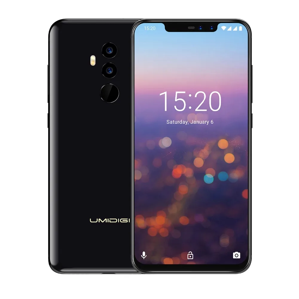 Umidigi Z2 Pro 6 2 "полный экран смартфон Android 8 1 ГБ + 128 Helio P60 16MP Quad линзы 4G NFC LTE