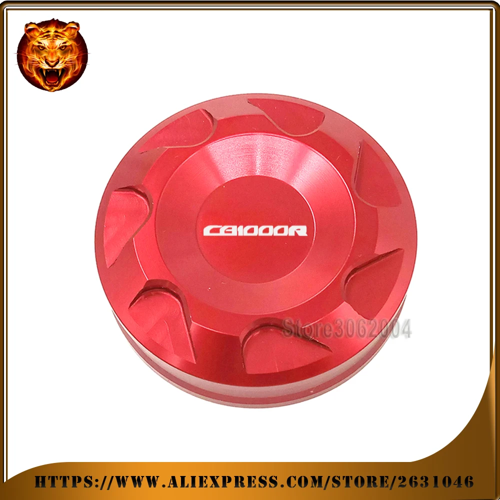 

Motorcycle Front Brake Master Cylinder Fluid Reservoir Cover Cap For HONDA CB1000R 2008-2016 2015 2014 2013 12 CB1000 Logo CNC