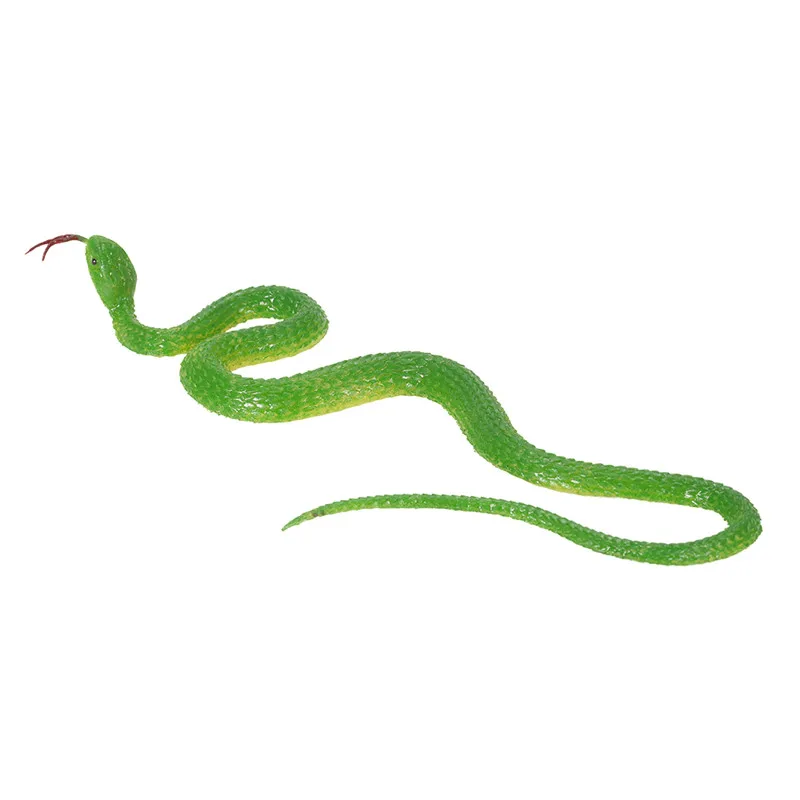 Забавное моделирование детских игрушек резиновая змея мягкая страшная