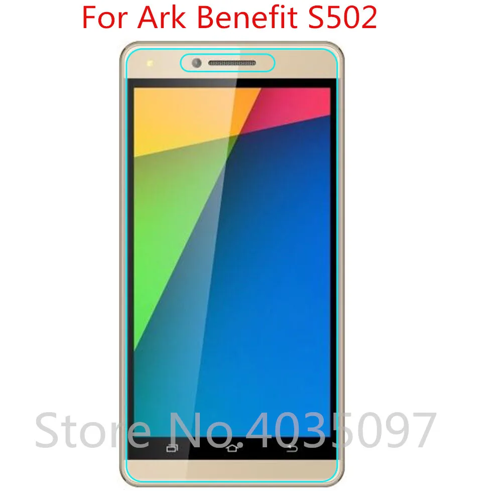 Закаленное стекло премиум класса 9H для Ark Benefit S502 протектор экрана закаленная