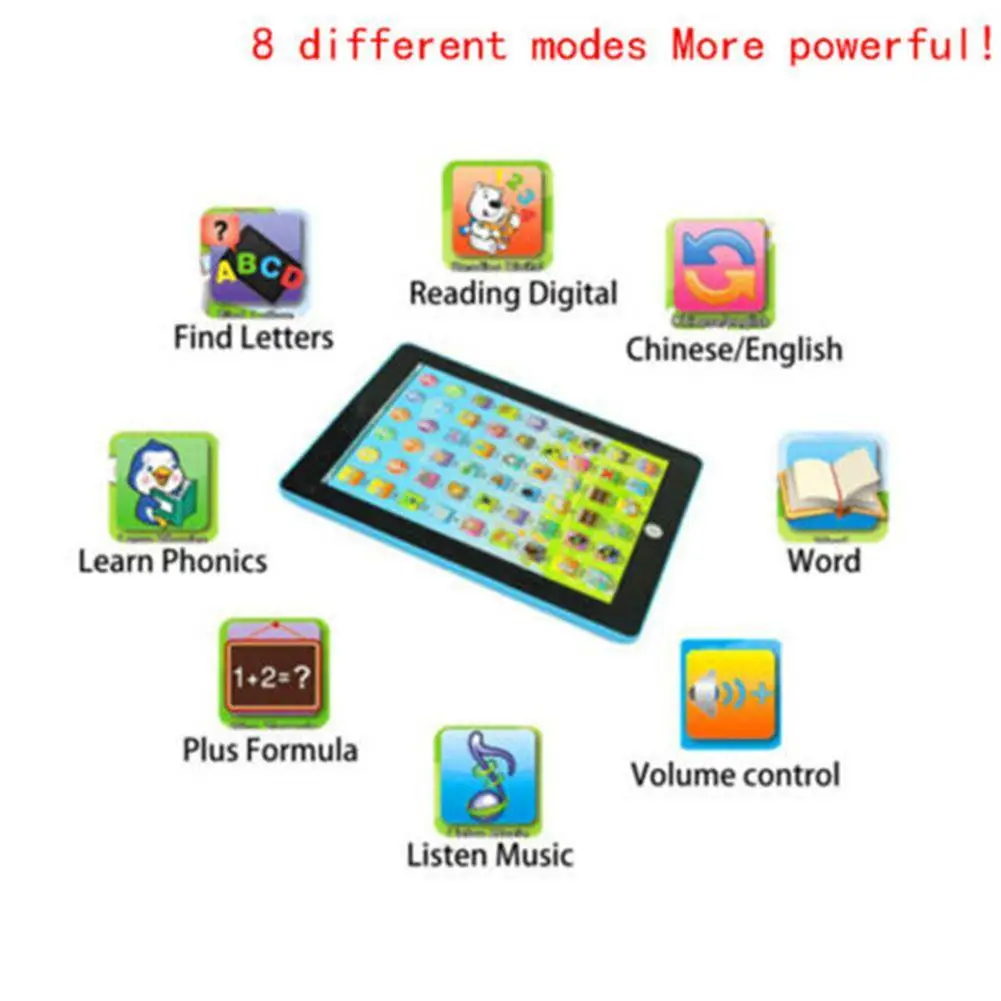 Mini Tablet Pad Kid Children First Learning English Educational Teach Toy Fun | Игрушки и хобби