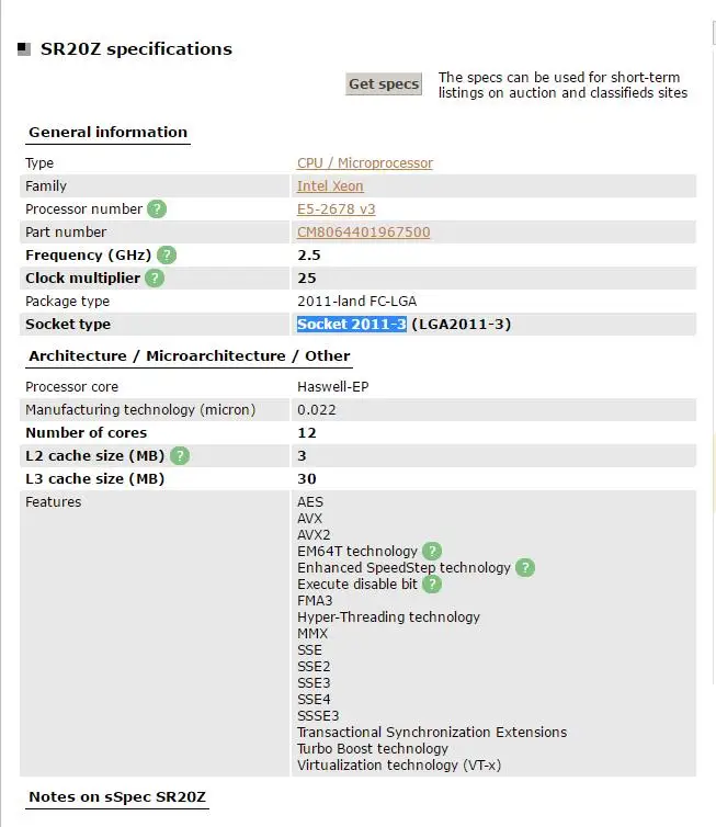 Процессор Intel Xeon E5 2678 V3 CPU 2,5G обслуживание LGA 2011-3 e5-2678 V3 2678V3 PC настольный процессор CPU для материнской платы X99