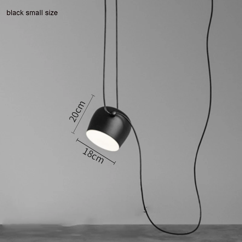 black small size Artpad промышленный подвесной светильник-паук для дайвинга, ресторанов, кухонные подвесные светильники, белый, черный, E27 светодиодный подвесной светильник - Цвет корпуса: black small size