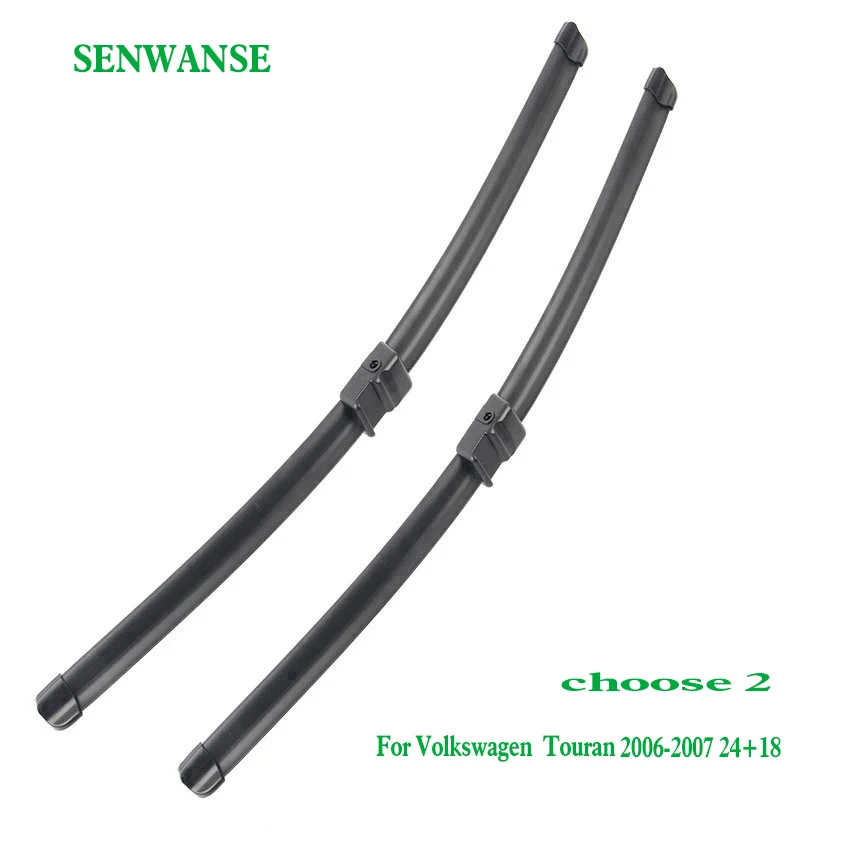 2006-2007 Senwanse щетки стеклоочистителя лобового стекла для Volkswagen VW Touran 2003- пара автомобиля передний стеклоочиститель лобового стекла авто аксессуары - Цвет: 2006-2007