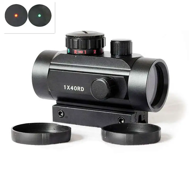

Hunting Shooting Red Dot Scope 1X40 Hunting Tactical Riflescopes Holographic Red Dot RifleScope Sight For 20mm 11mm Rail