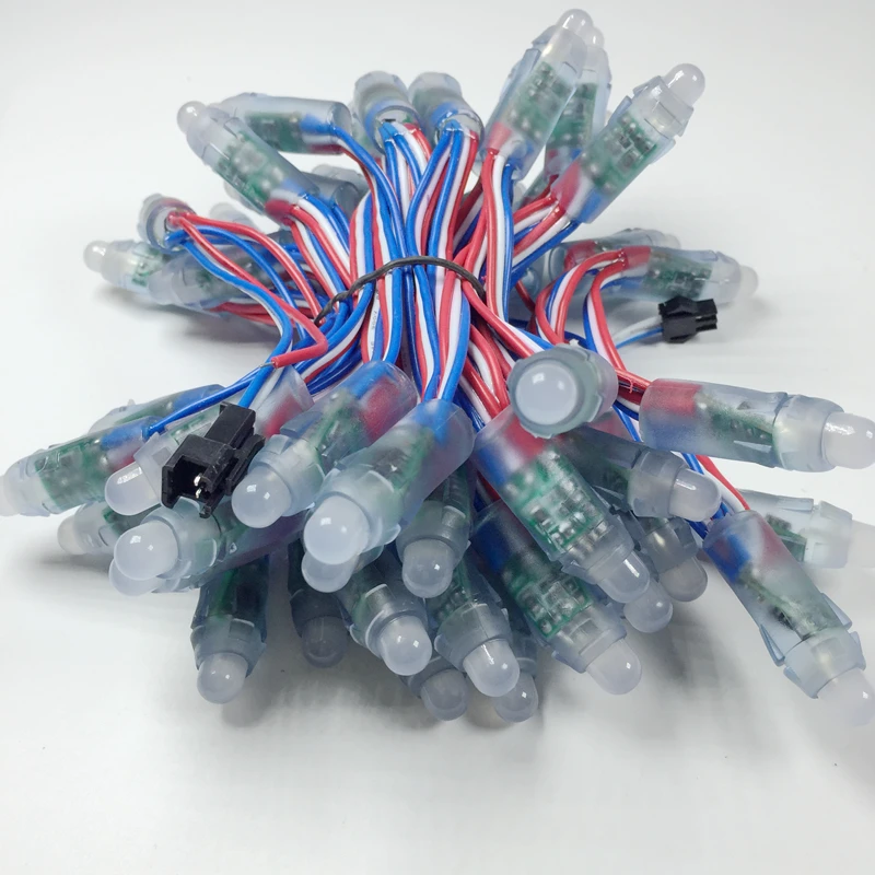 1000 шт. 12 мм WS2811 2811 IC RGB светодиодный модуль водонепроницаемый DC12V Цифровой