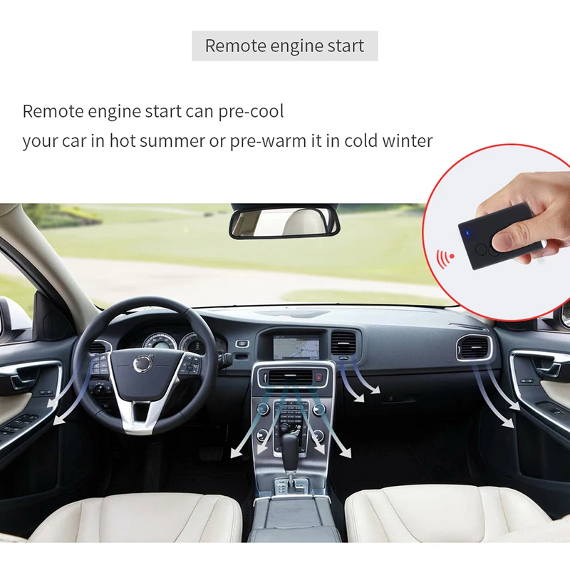 EASYGUARD автомобильный БЕСКЛЮЧЕВОЙ сигнализация Автозапуск кнопка запуска