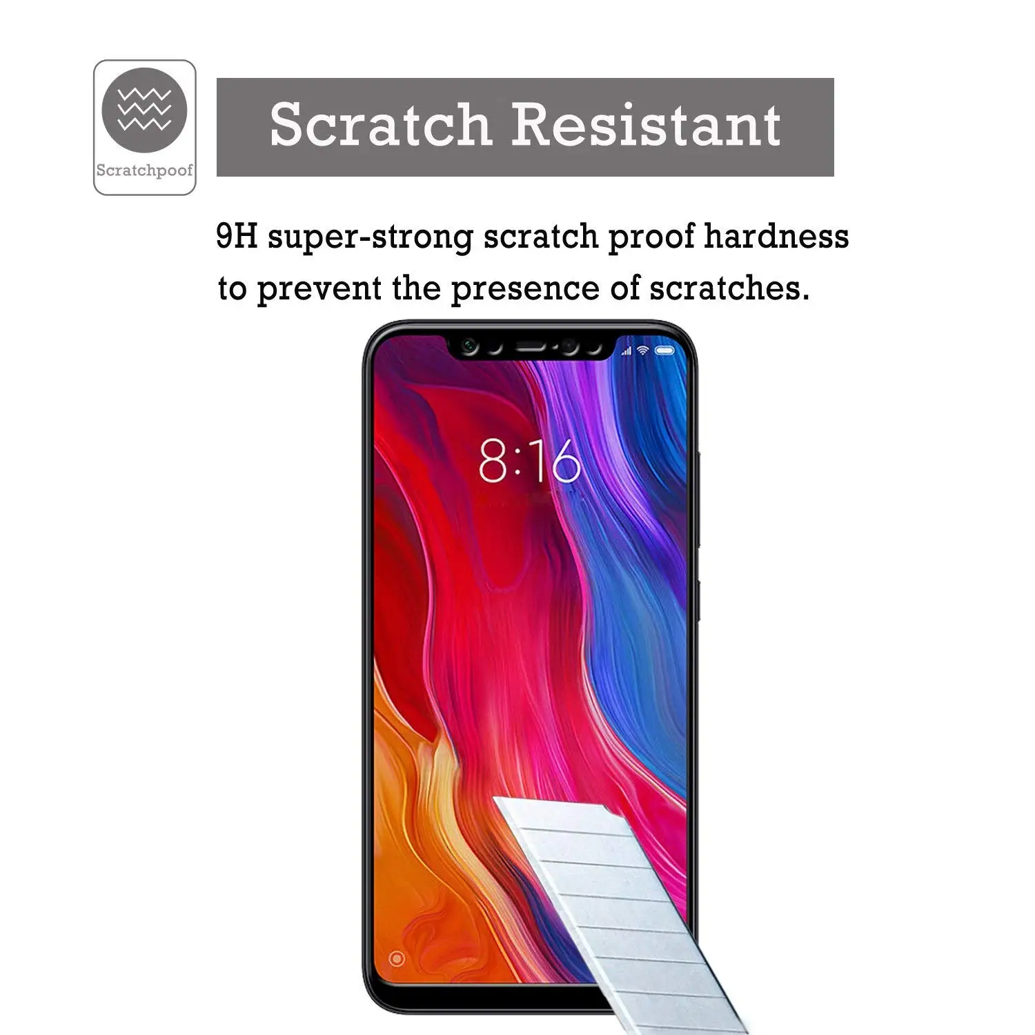 AFY профессиональное полное покрытие закаленное стекло для Xiaomi Mi 8 Explorer Mi8 SE Защита