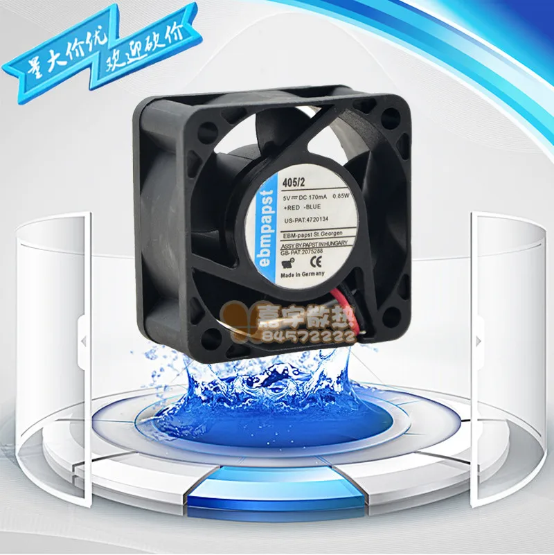 USB вентилятор для зарядного устройства papst TYP 405/2 5V 0.17A 0 85 W 4CM|Кулеры и системы