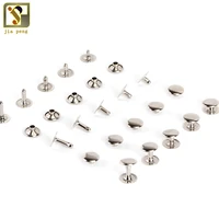 round single rivet stud nail spike for bag belt garment bracelet metal diy shoe pegs of metal 50sets 10x6 10x7 10x8 10x10 10x12