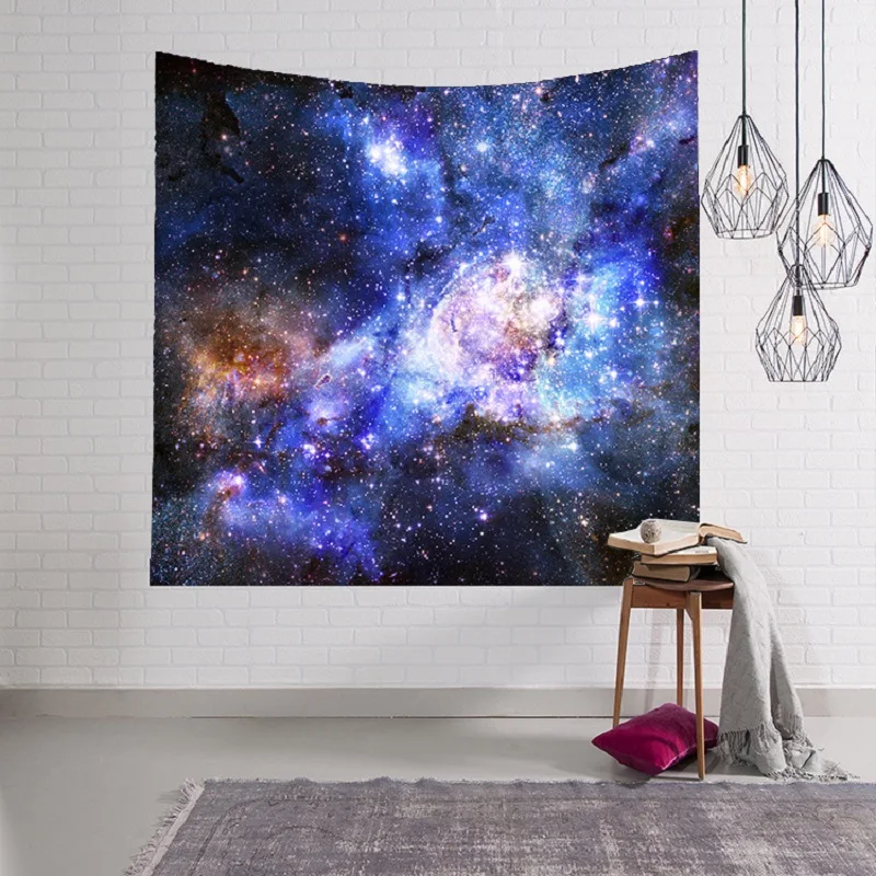 Гобелен YMQY Galaxy с принтом гобелен мандалой настенные одеяла Tapiz pared 150X130 коврик для
