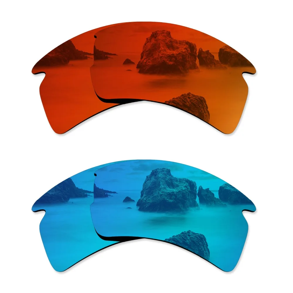 2 пары поляризованных солнцезащитных очков Glintbay Сменные линзы для Oakley Flak 0 XL