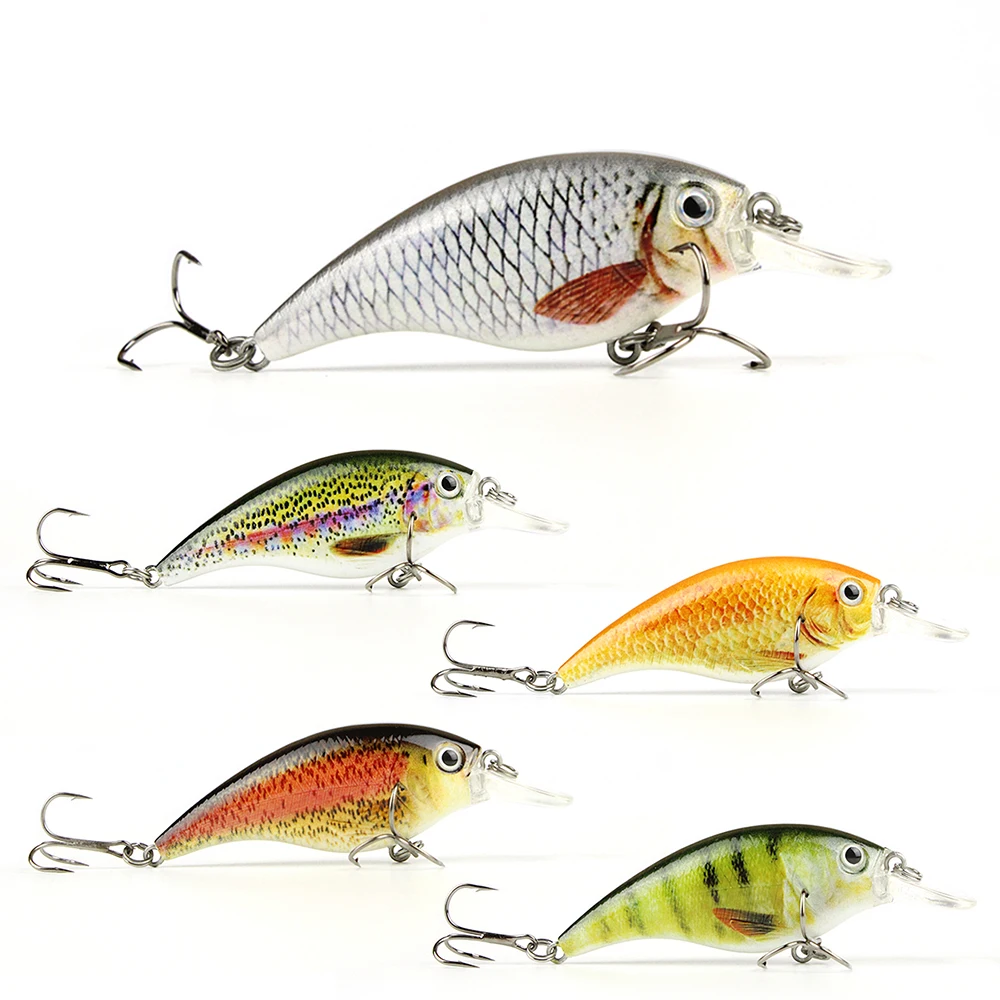 Яркая рыболовная приманка 5 цветов 8 см/10 г|fishing wobblers|fishing lure3d eyes |