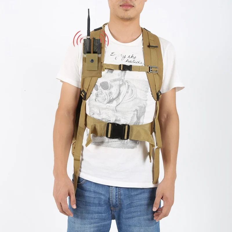 

Tactical Radio Case Holder Holster Walkie Talkie Holster Adjustable Molle Pouch Open Top Magazine M4 Mag Tactical Pouch