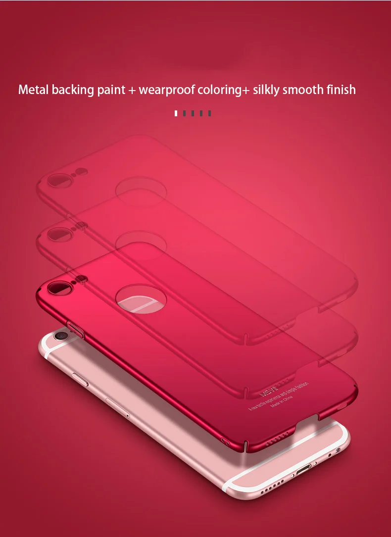 Для iphone 6 Чехол Бренд Msvii Роскошный тонкий чехол для Apple iphone 6s 6 S Чехол твердая задняя крышка для iphone 6 6s plus чехол для телефона s