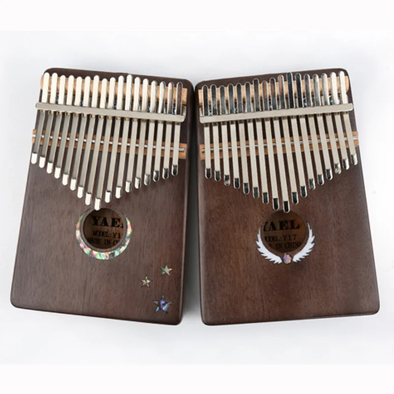 17 тонов Карлин арфа палец пианино Начинающий портативный инструмент красного