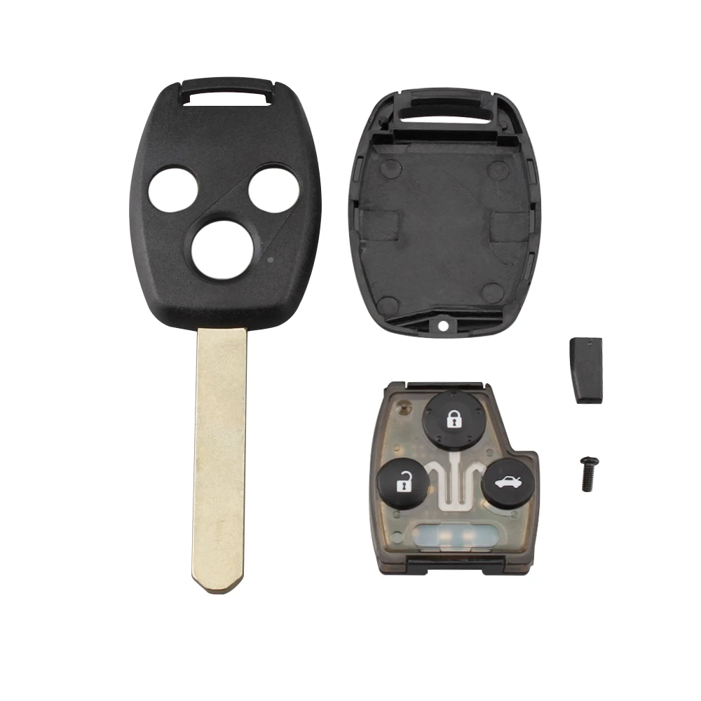 BHKEY для Honda ключ 3 кнопки умный дистанционный Автомобильный Cr V Civic Insight Ridgeline 2003 2008