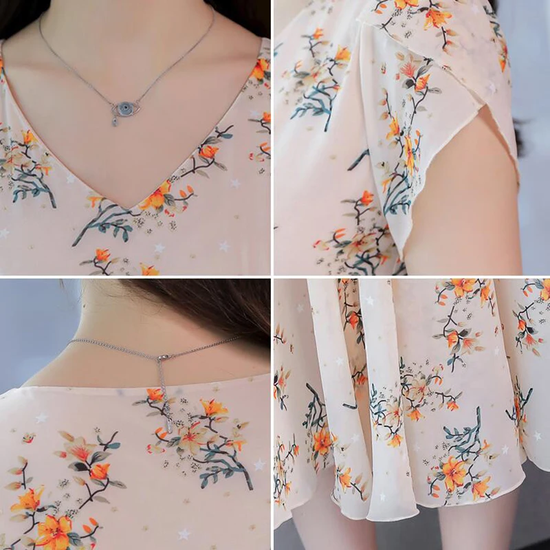 2019 летнее платье новый корейский модные женские туфли короткий рукав v образным