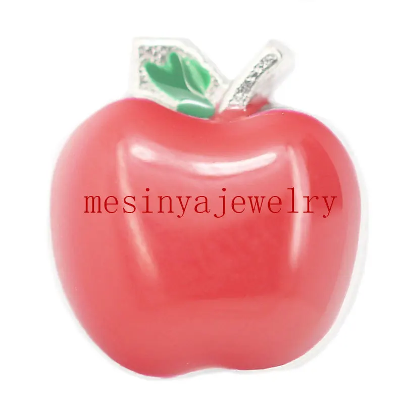 10 шт. Плавающие Подвески для стеклянного медальона в виде яблока | Украшения и