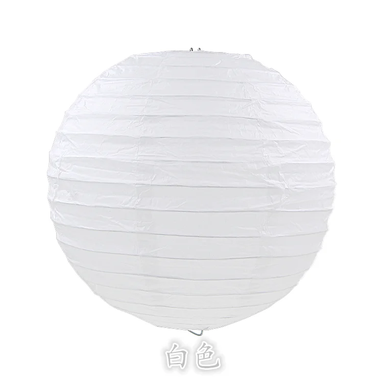 white 1 шт. " 6" " 10" 1" 14" 1" Китайские бумажные фонари круглые бумажные шариковые лампы для свадебной вечеринки Lampion Декор рождественские товары для дома - Цвет: white
