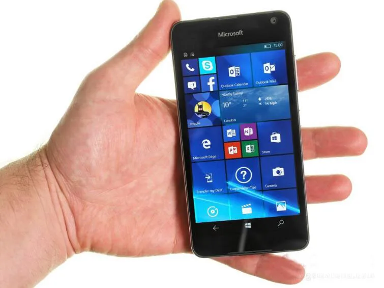 650 microsoft Lumia 650 четырехъядерный 16 Гб rom 1 Гб ram мобильный телефон 4G wifi gps 8MP камера nokia сотовый телефон