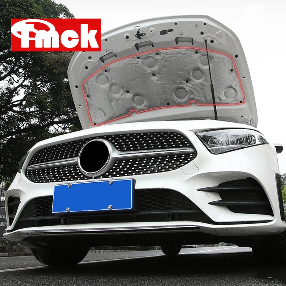 Для Mercedes Benz A Class W177 V177 A180 A200 A220 A250 автомобильный Теплоизоляционный хлопковый капюшон капот звукоизоляционный хлопок аксессуары