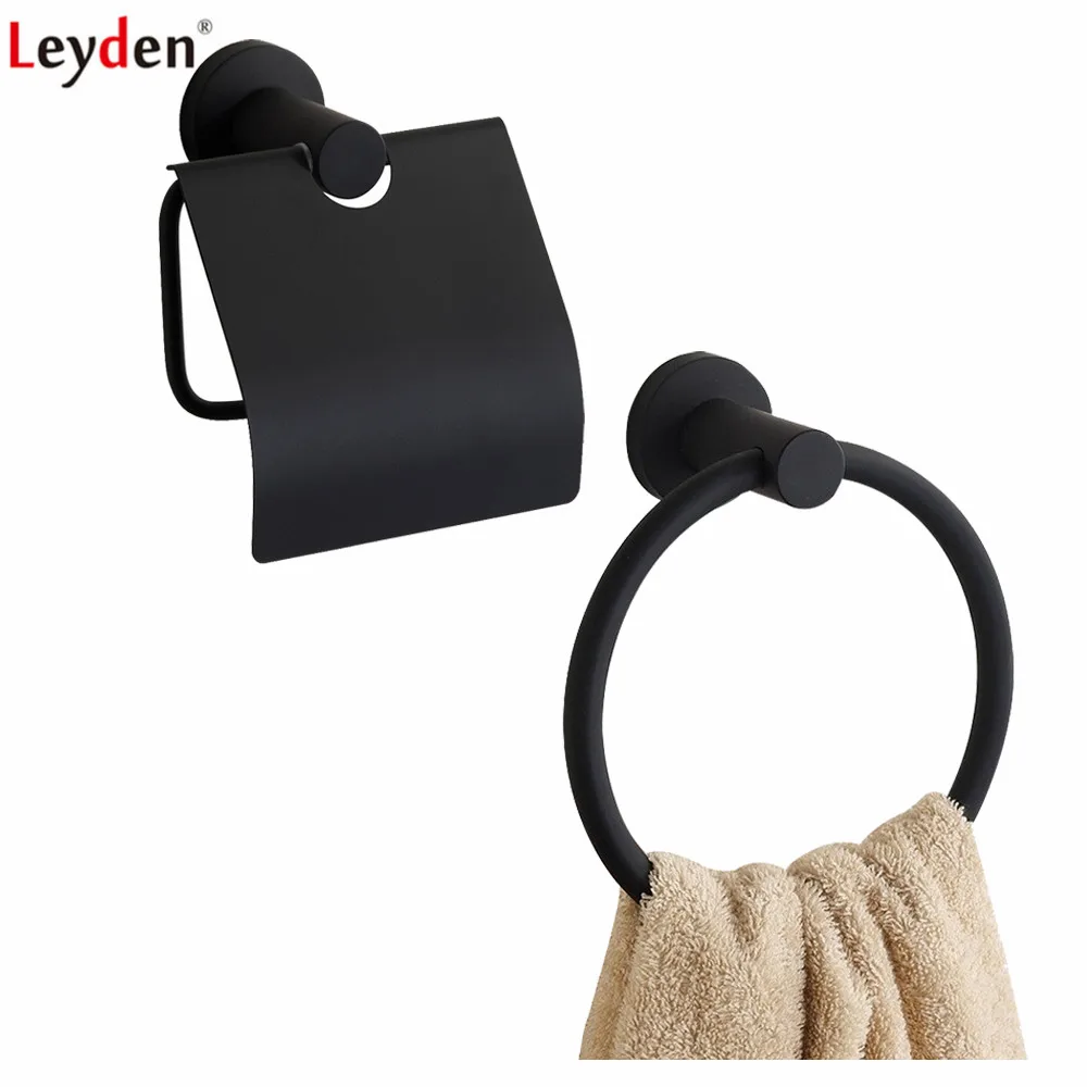 Leyden затемненный набор аксессуаров для ванной комнаты из нержавеющей стали 304