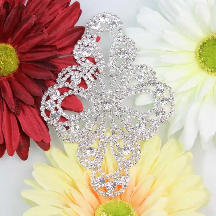 1 шт. серебряный пояс со стразами с аппликацией свадебное Пояс Аппликация горный