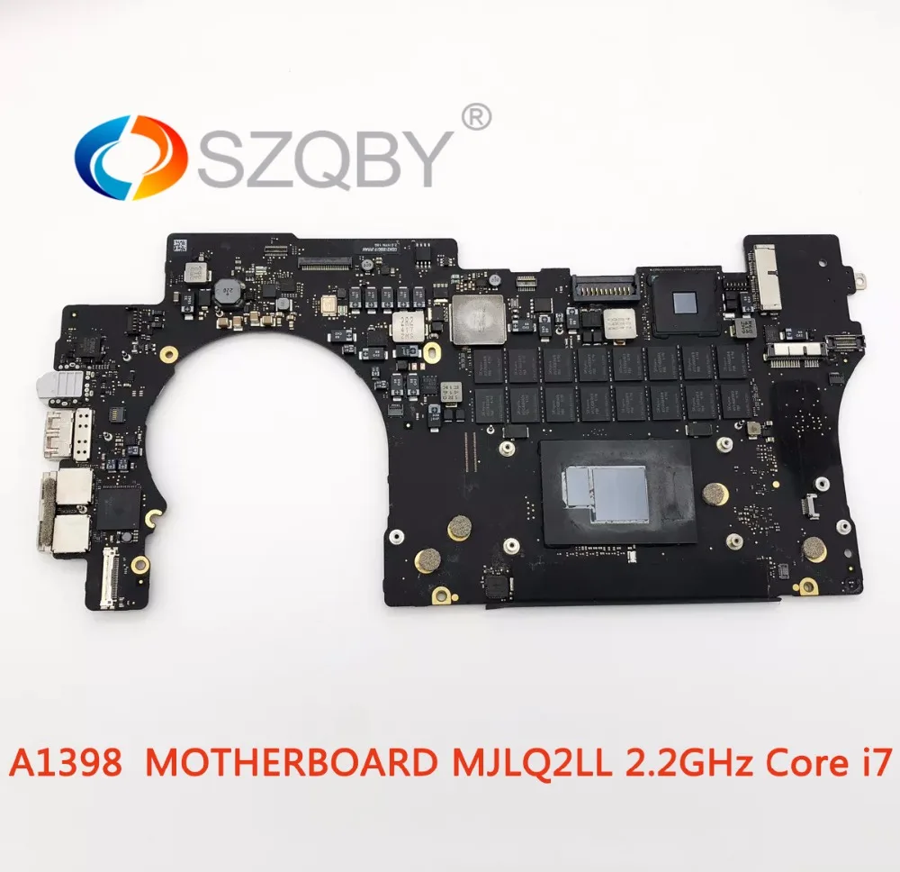 100% рабочая логическая плата A1398 для MacBook Pro 15 дюймов Mid 2015 MJLQ2LL 2 ГГц Core i7 (4 е