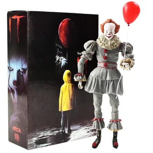 20cm neca scarry movie joker clown halloween day cosplay horror dolls pvc action figure toys free global shipping