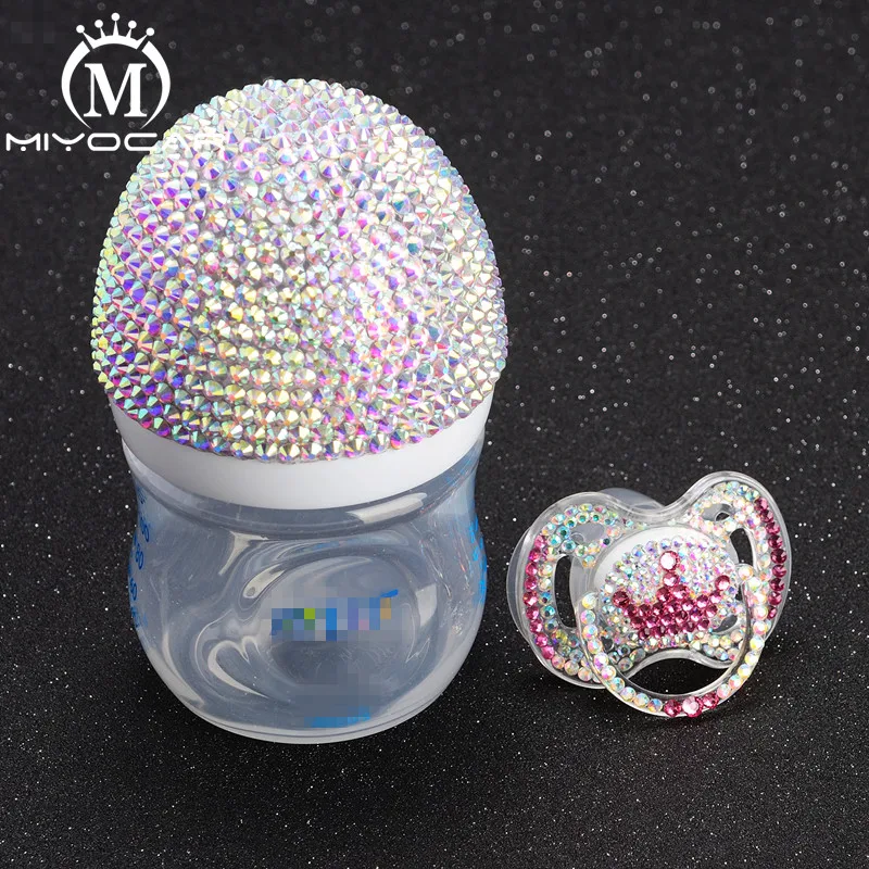 Безопасная ПП бутылочка для кормления MIYOCAR Bling Красивая ручная работа блестящая
