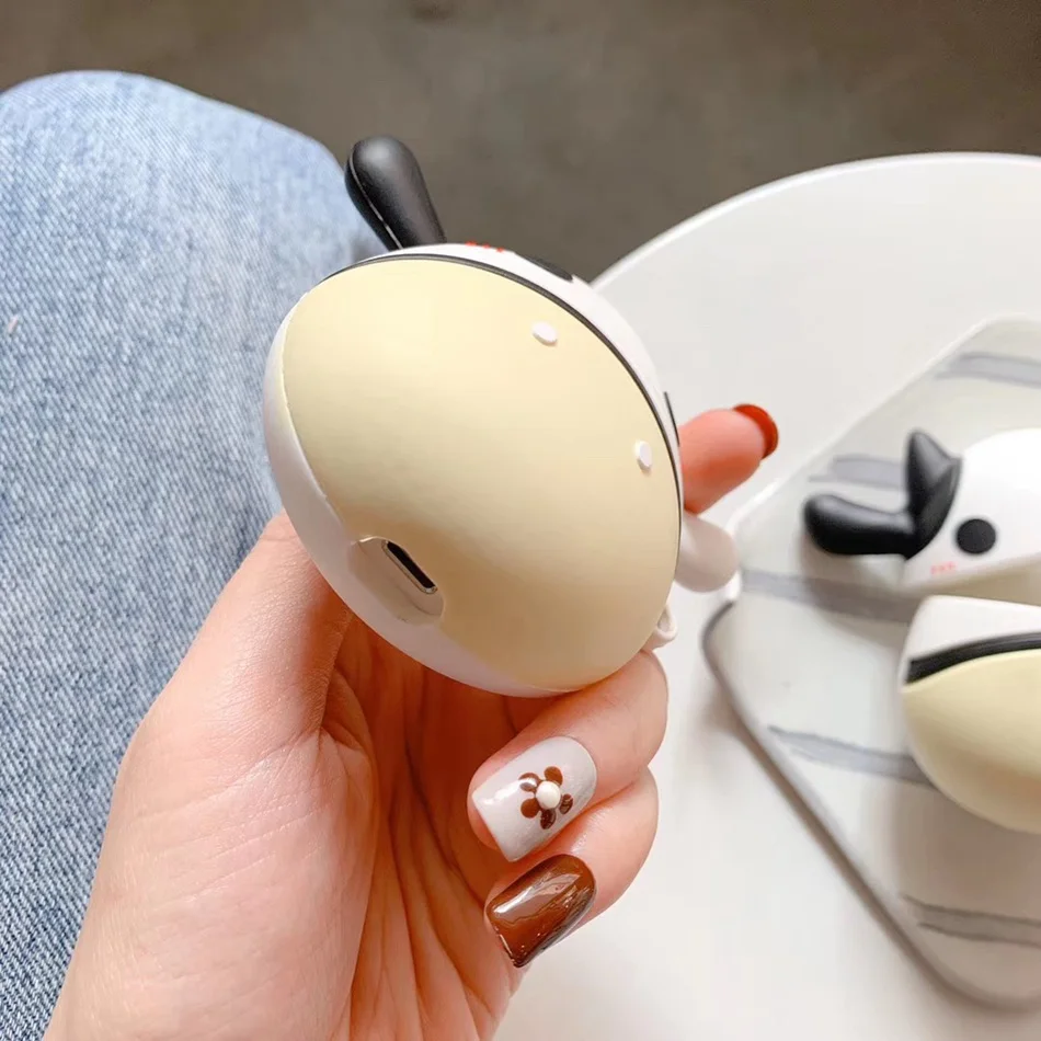 3D чехол для наушников s для AirPods 2 Чехол милый эльф мяч мультфильм для Apple Air Pods Защитная крышка для Earpods чехол для наушников кольцевой ремешок