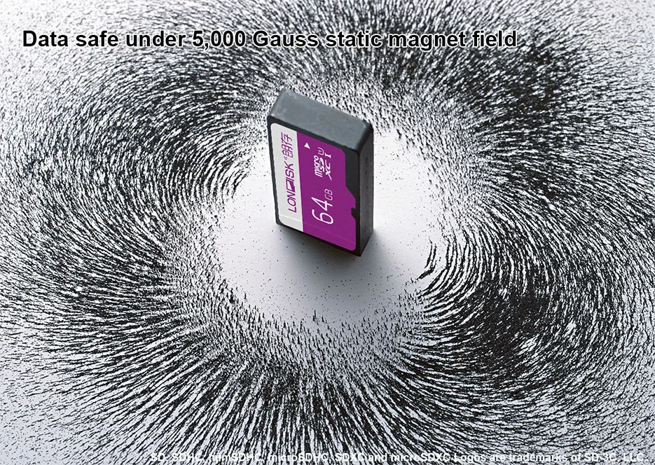 Карты памяти LONDISK 64 GB UHS-I(U1)/UHS-I(U3)/класс 10(C10) microSDXC/TF/флэш-карта для телефона Android/дрона