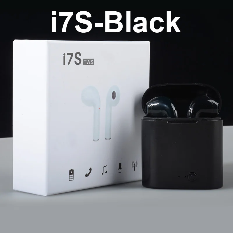 Беспроводные наушники Bluetooth I7 i7s TWS спортивные наушники-гарнитура с микрофоном