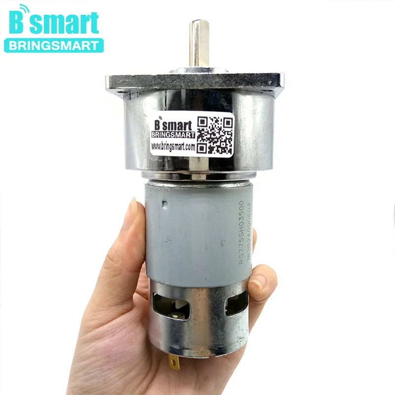 Bringsmart 35 Вт 775 мотор редуктор 12 В постоянного тока мини электрическая машина 24 80 кг.