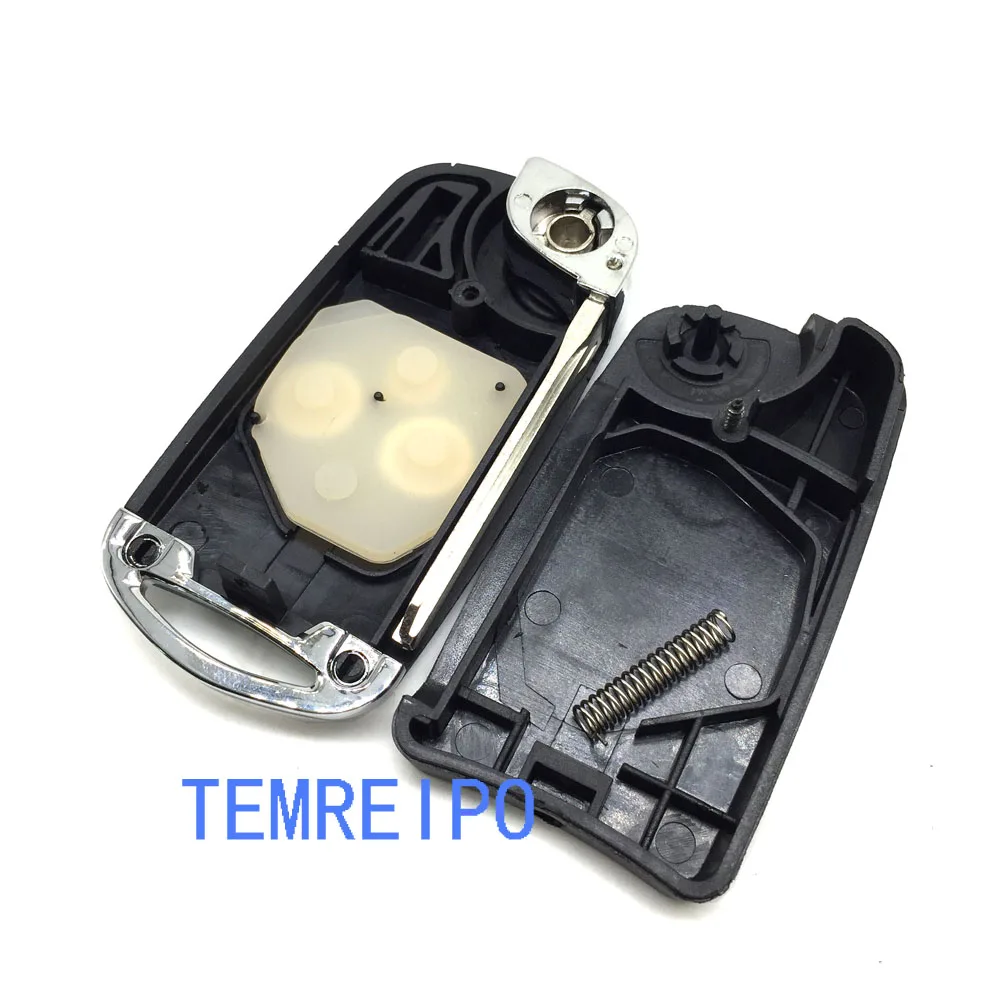 5pcs/lot 2 Button Folding Replacement Car Key shell For Toyota Corolla camry vios Flip Remote Control Shell with sticker | Автомобили и