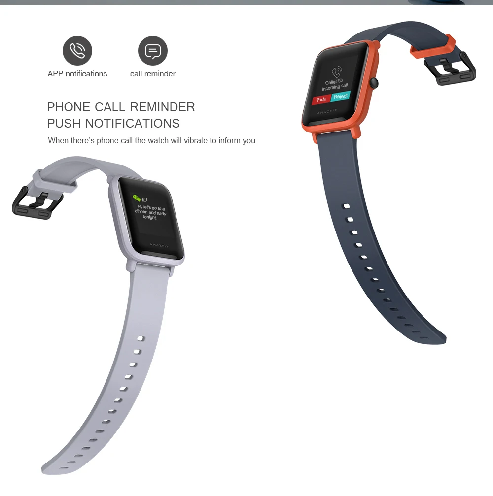 Английская версия Hua mi Amazfit Bip Pace Lite оригинальные Смарт-часы mi Fit Reflection Smartwatch водонепроницаемые для Xiao mi