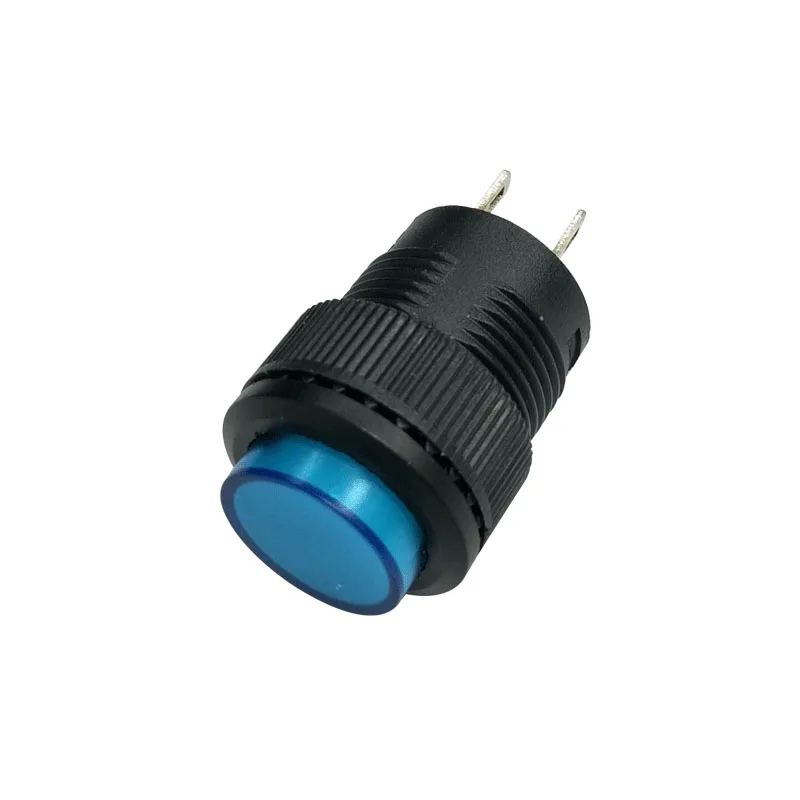 5Pcs 4pin Latching Type 16MM White Red Blue Green Yellow LED Lamp Round Self-Lock Push Button Switch 3A/250VAC | Обустройство дома