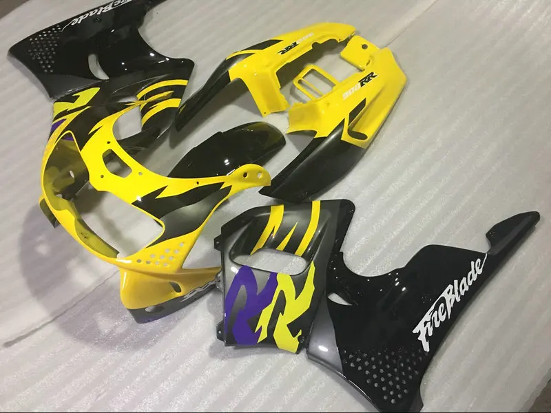 Комплект обтекателей для мотоцикла CBR900RR 893 96 97 CBR 900RR 900 RR 1996 1997 ABS Желтый Черный
