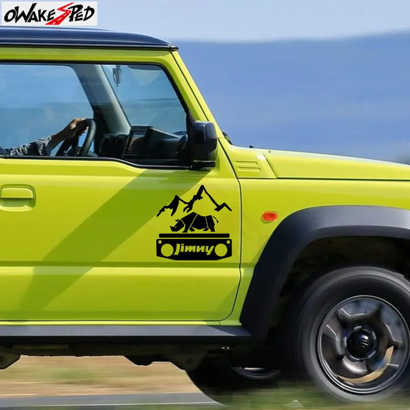 Для Suzuki Jimny персонализированные текстовые наклейки для автомобиля горная