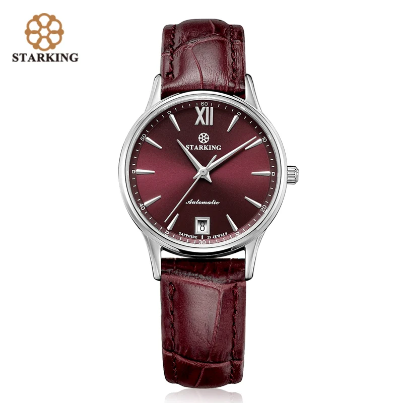 AL0239SL55 STARKING часы женские модные часы из нержавеющей стали автоматические механические наручные часы Элегантные женские золотые женские часы - Цвет: AL0239SL55