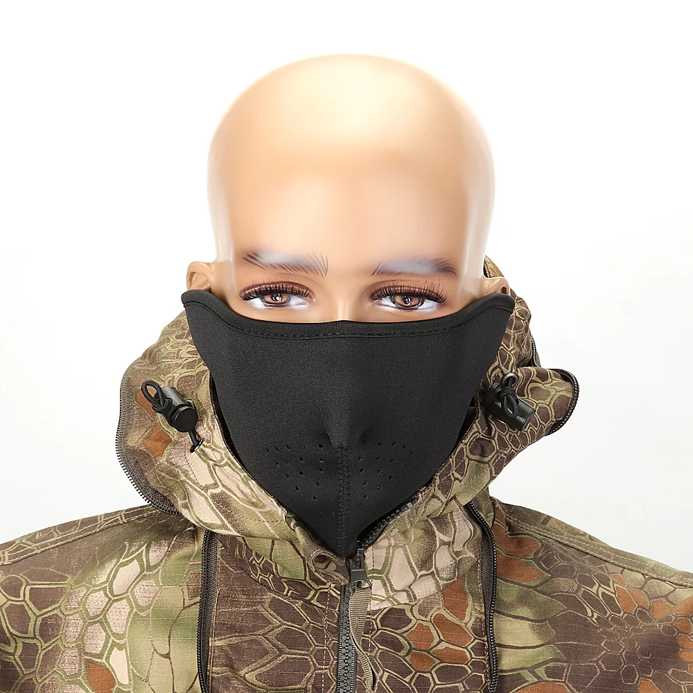 

Airsoft Balaclava Half Face Mask Cover Face Protection Bandana Ski Sports Outdoor Head Scarf Winter Guard Warm Mask